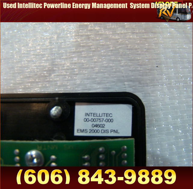 Salvage RV Parts Used Intellitec Powerline Energy Management System