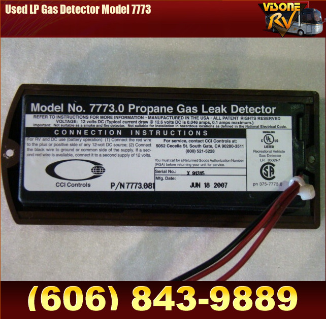 Salvage RV Parts Used LP Gas Detector Model 7773 Used RV Parts Repair