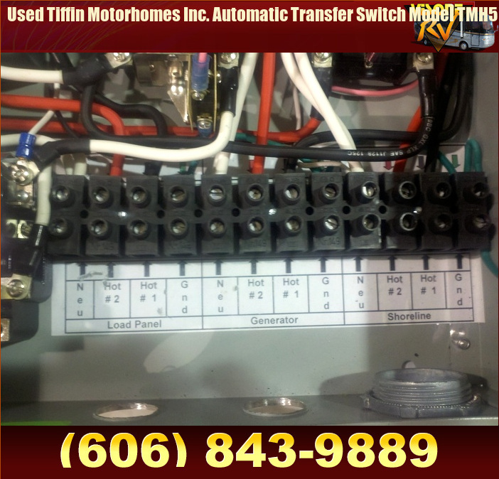 Salvage RV Parts Used Tiffin Motorhomes Inc. Automatic Transfer Switch ...