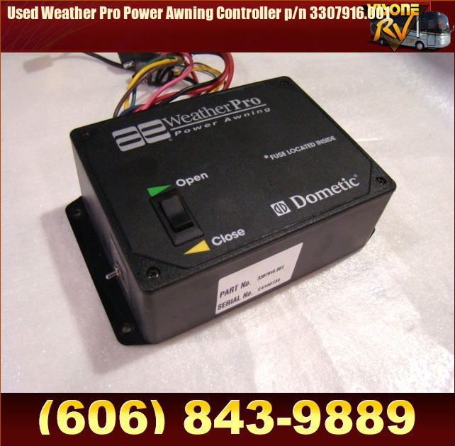 Salvage RV Parts Used Weather Pro Power Awning Controller p/n 3307916.