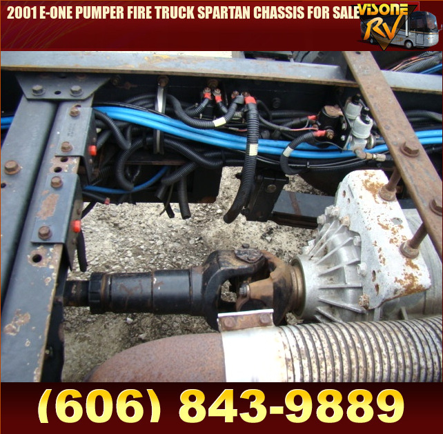 Salvage RV Parts 2001 EONE PUMPER FIRE TRUCK SPARTAN CHASSIS FOR SALE