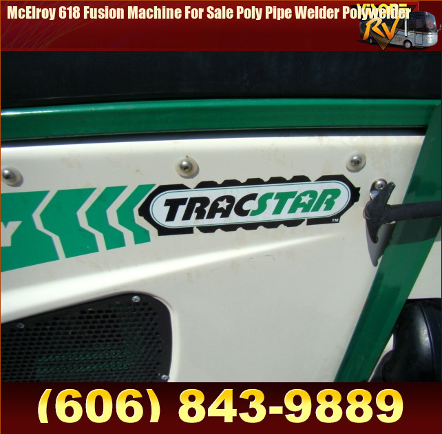 Used RV Parts McElroy 618 Fusion Machine For Sale Poly Pipe Welder ...