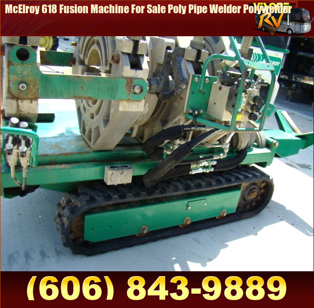 Used RV Parts McElroy 618 Fusion Machine For Sale Poly Pipe Welder ...