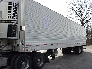 1994 UTILITY 48FT REFER TRAILER THERMO KING REFRIGERATION UNIT