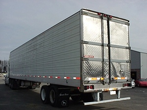 1994 UTILITY 48FT REFER TRAILER THERMO KING REFRIGERATION UNIT