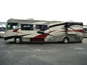 2005 ALLEGRO BUS 40DP DIESEL MOTORHOME 40FT 2-SLIDE SALVAGE / DAMAGED FOR SALE