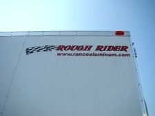 2009 RANCE ROUGH RIDER ALUMINUM INCLOSED TRAILER 