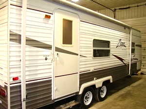 2006 CROSSROADS ZINGER TRAVEL TRAILER FOR SALE 26FT 1-SILDE OUT