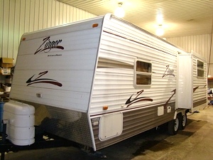 2006 CROSSROADS ZINGER TRAVEL TRAILER FOR SALE 26FT 1-SILDE OUT