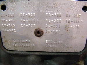USED 2001 Allison 6 speed automatic transmission for sale