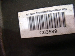 USED 2001 Allison 6 speed automatic transmission for sale