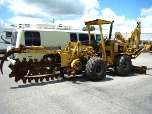 Vermeer M-475 Trencher, 4WD Front Backhoe Diesel For Sale