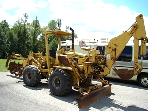 Vermeer M-475 Trencher, 4WD Front Backhoe Diesel For Sale