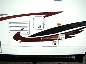 FIFTHWHEEL TOY HAULER FOR SALE USED 2004 RAGEN 36FT TOY HAULER