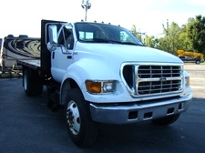 2003 FORD F650 FLAT BED CUMMINS DIESEL