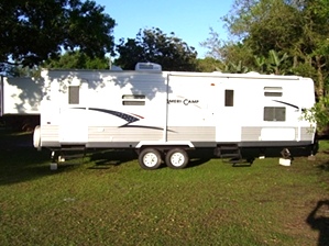 2007 AMERI-CAMP 32FT 2-SLIDE TRAVEL TRAILERS FOR SALE
