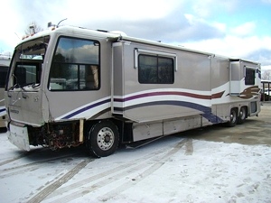 2000 GULF STREAM TOUR MASTER SERIES M-8430 FOR SALE - DAMAGED / REPAIRABLE MOTORHOME