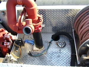 1998 E-ONE FIRE TRUCK PUMPER WITH FOAM SYSTEM FOR SALE