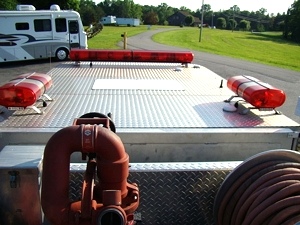 1998 E-ONE FIRE TRUCK PUMPER WITH FOAM SYSTEM FOR SALE