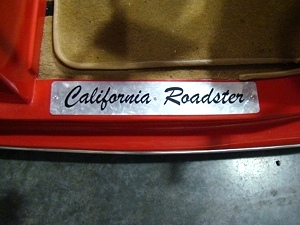 CALIFORNIA ROADSTER FOR SALE  ** RED **