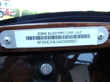2010 Zone Electric Car / Cart For Sale