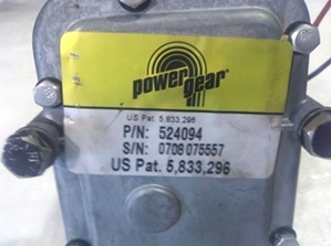 Used Power Gear Slide Motor 524094 FOR SALE RV / MOTORHOME PARTS