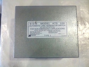 Used Automatic Line/Generator Switch Model ATS 100 240VAC 50AMP